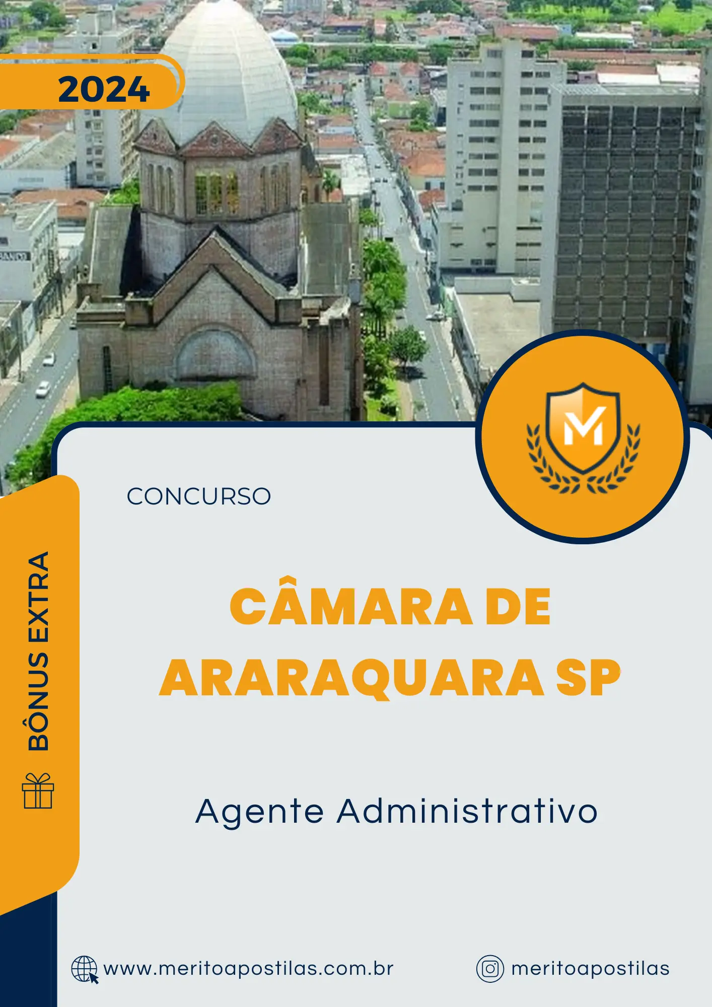 Apostila Agente Administrativo Câmara de Araraquara SP 2024