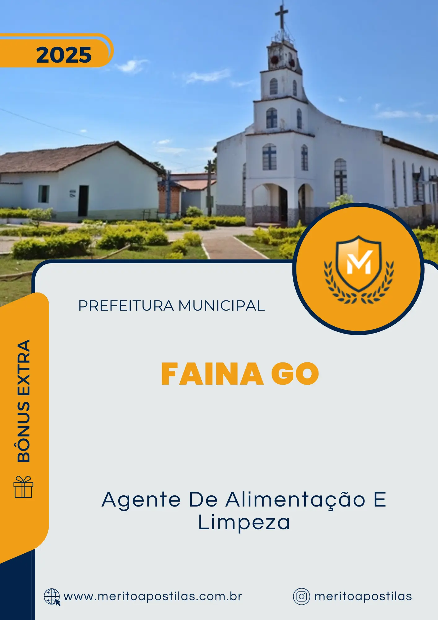 Apostila Agente De Alimentação E Limpeza Prefeitura de Faina GO 2025