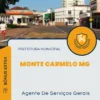 Apostila Agente De Serviços Gerais Prefeitura de Monte Carmelo MG 2025