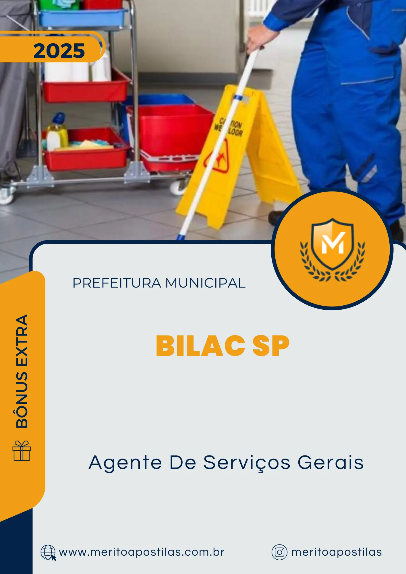 Apostila Agente De Serviços Gerais Prefeitura de Bilac SP 2025