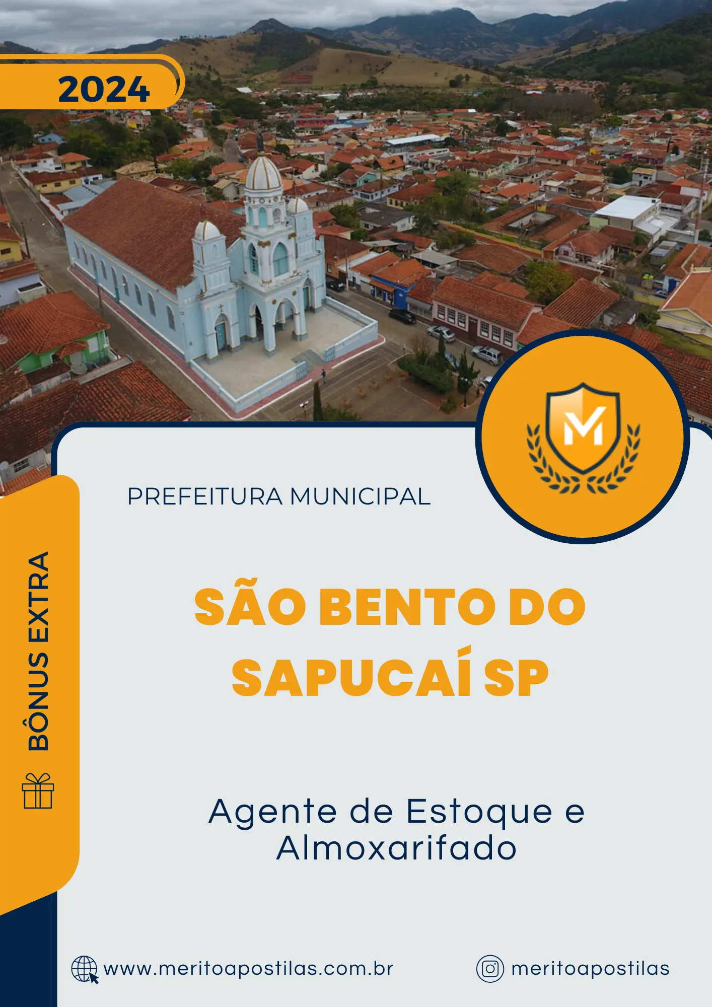 Apostila Agente de Estoque e Almoxarifado Prefeitura de São Bento do Sapucaí SP 2024