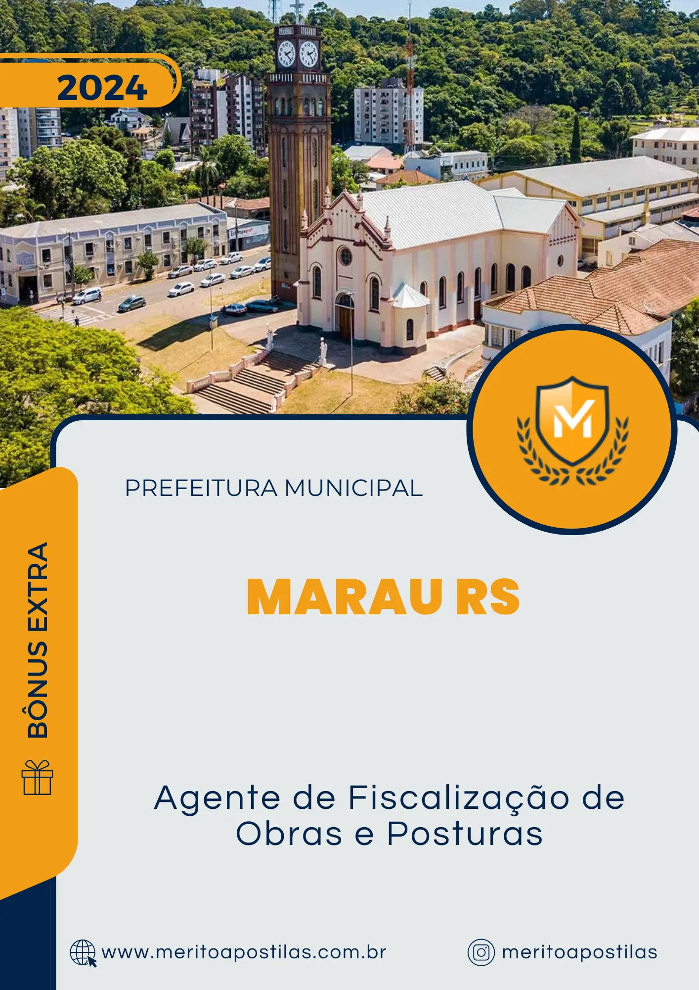 Apostila Agente de Fiscalização de Obras e Posturas Prefeitura de Marau RS 2024