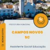 Apostila Assistente Social Educação Prefeitura de Campos Novos SC 2024