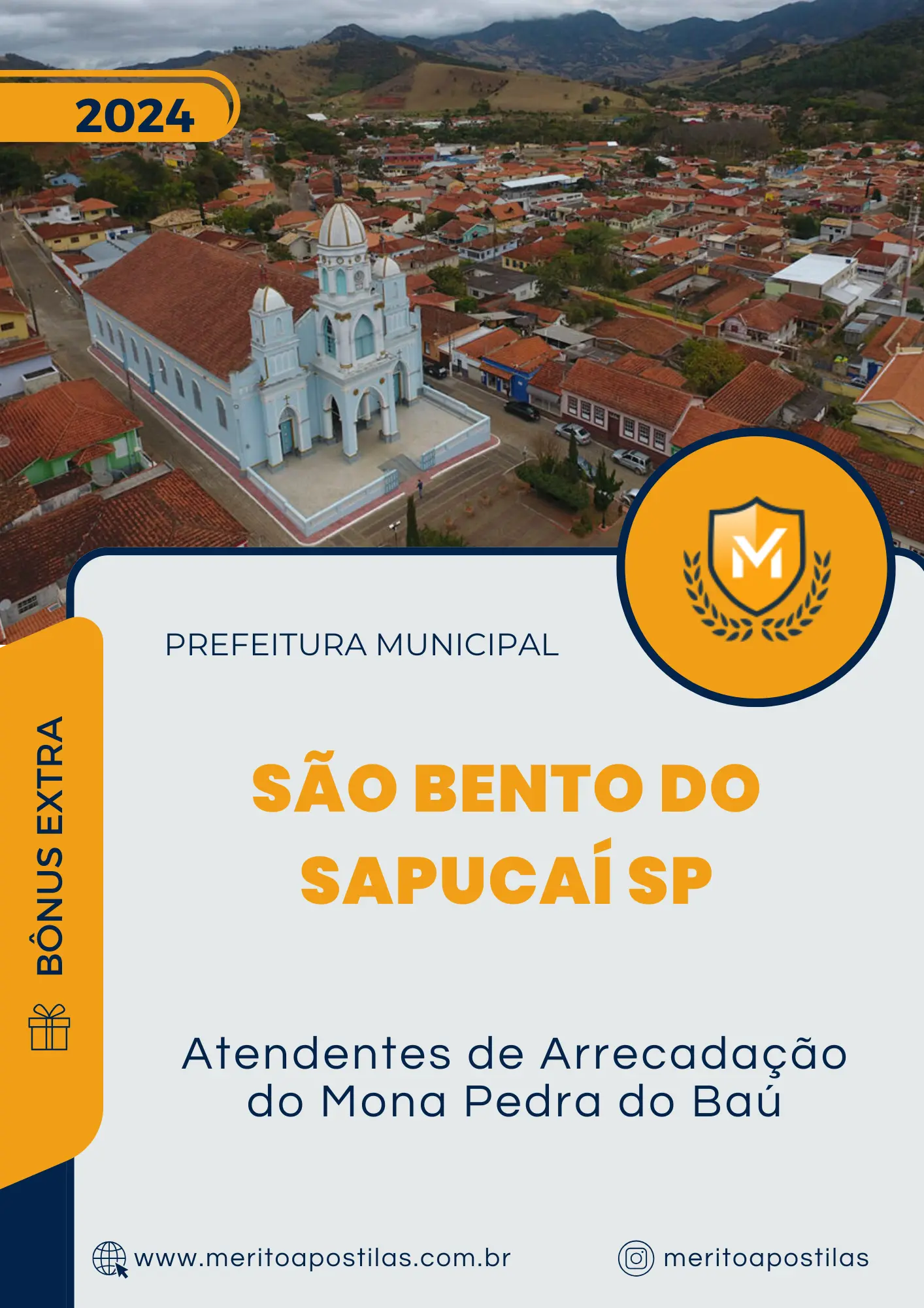 Apostila Auxiliar de Manutenção Geral do Mona Pedra do Baú Prefeitura de São Bento do Sapucaí SP 2024