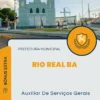 Apostila Auxiliar De Serviços Gerais Prefeitura de Rio Real BA 2024