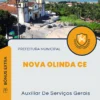 Apostila Auxiliar De Serviços Gerais Concurso Prefeitura de Nova Olinda CE 2024