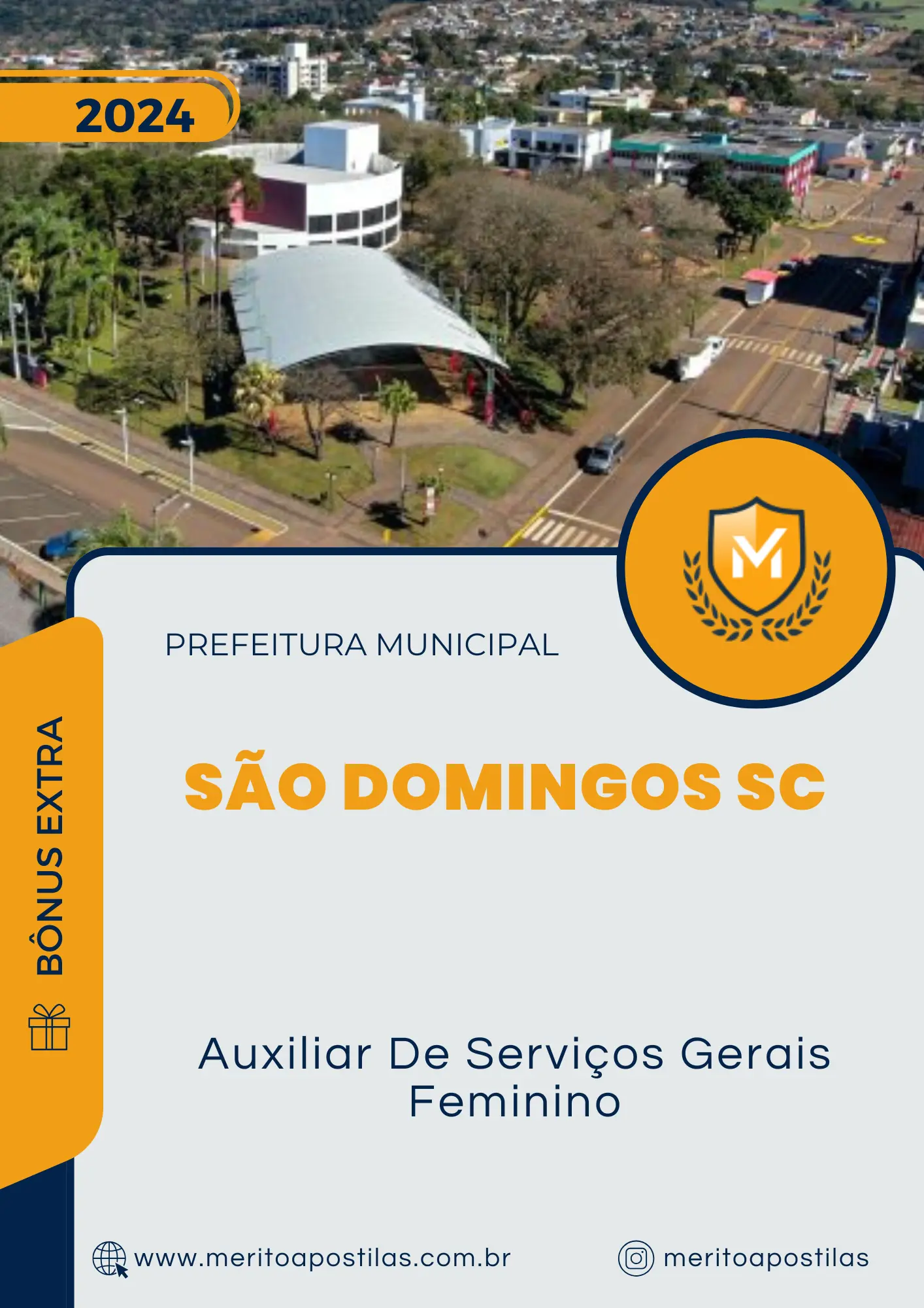 Apostila Auxiliar De Serviços Gerais Feminino Prefeitura de São Domingos SC 2024