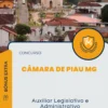 Apostila Auxiliar Legislativo e Administrativo Câmara de Piau MG 2025