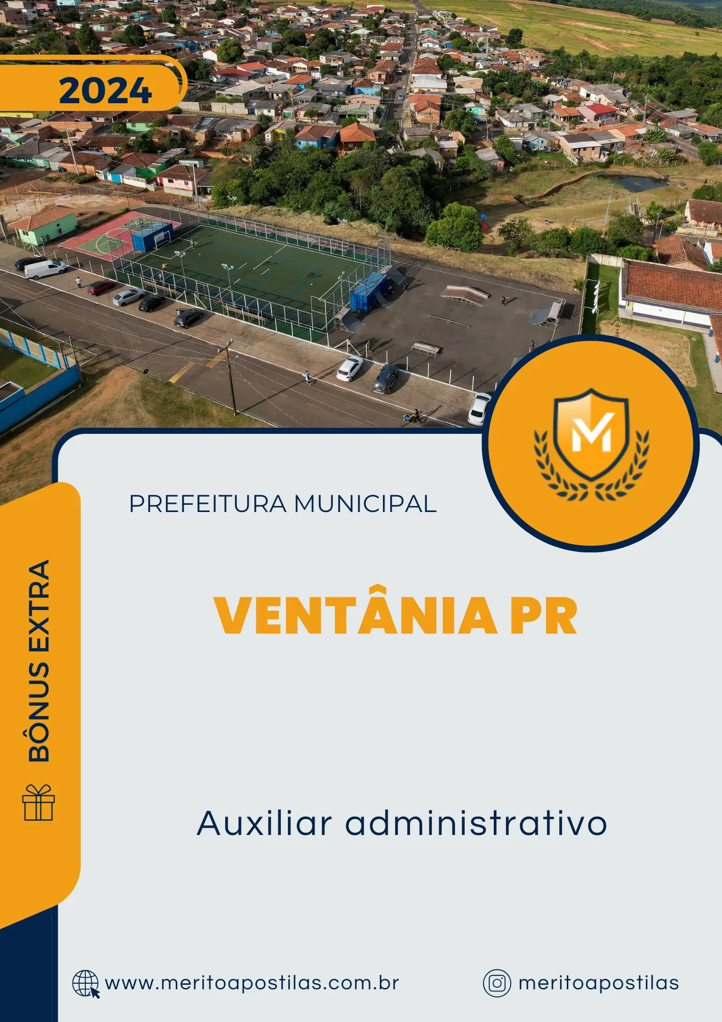 Apostila Auxiliar administrativo Prefeitura de Ventânia PR 2024