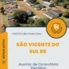 Apostila Auxiliar de Consultório Dentário Prefeitura de São Vicente do Sul RS 2025