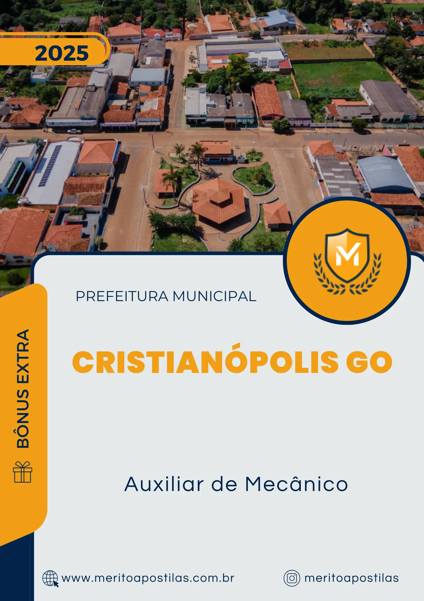 Apostila Auxiliar de Mecânico Prefeitura de Cristianópolis GO 2025
