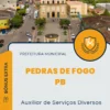 Apostila Auxiliar de Serviços Diversos Prefeitura de Pedras de Fogo PB 2025