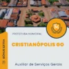 Apostila Auxiliar de Serviços Gerais Prefeitura de Cristianópolis GO 2025