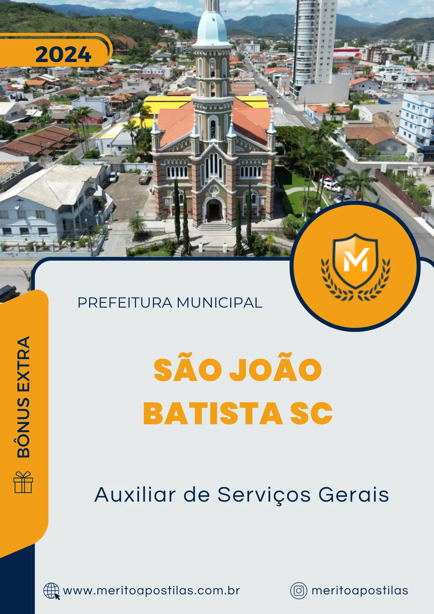 Apostila Auxiliar de Serviços Gerais Prefeitura de São João Batista SC 2024