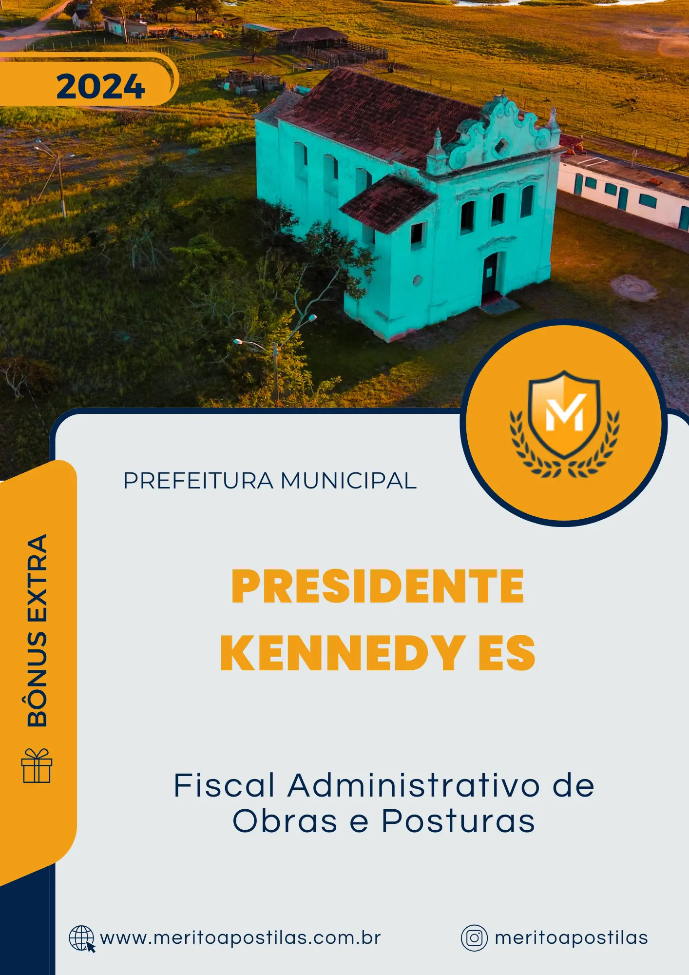 Apostila Fiscal Administrativo de Obras e Posturas Presidente de Kennedy ES 2024