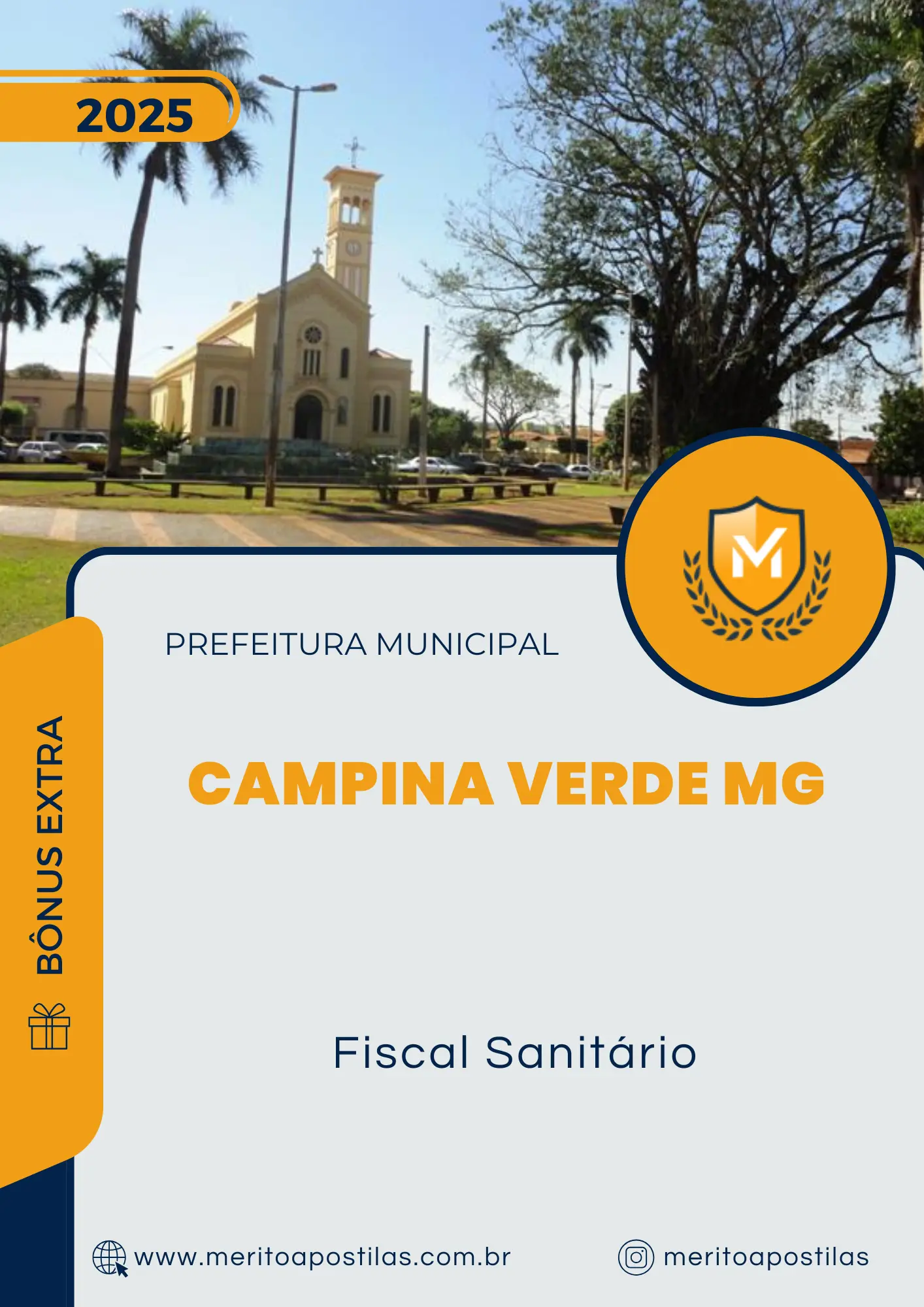 Apostila Fiscal Sanitário Prefeitura de Campina Verde MG 2025