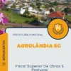 Apostila Fiscal Superior De Obras E Posturas Prefeitura de Agrolândia SC 2024