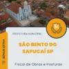 Apostila Fiscal de Obras e Posturas Prefeitura de São Bento do Sapucaí SP 2024