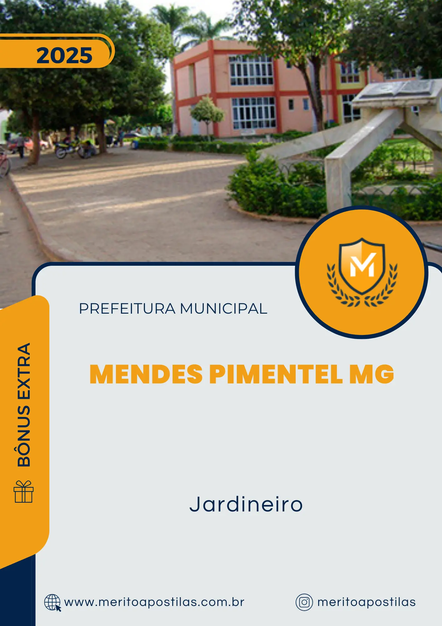 Apostila Jardineiro Prefeitura de Mendes Pimentel MG 2025