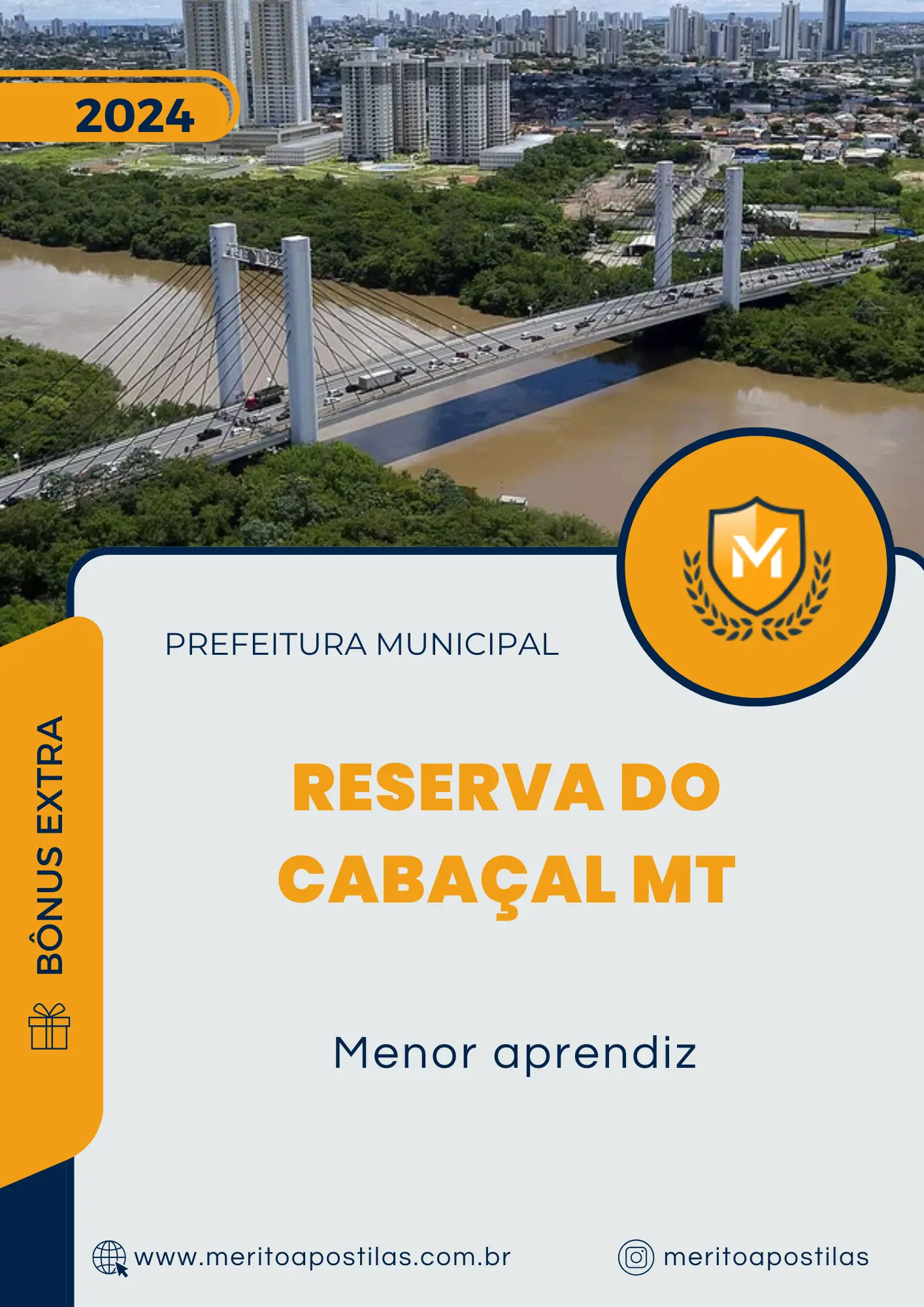 Apostila Menor Aprendiz Prefeitura de Reserva do Cabaçal MT 2024