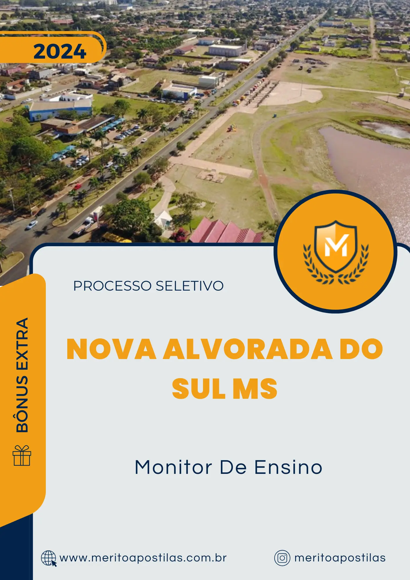 Apostila Monitor De Ensino Processo Seletivo de Nova Alvorada do Sul MS 2024