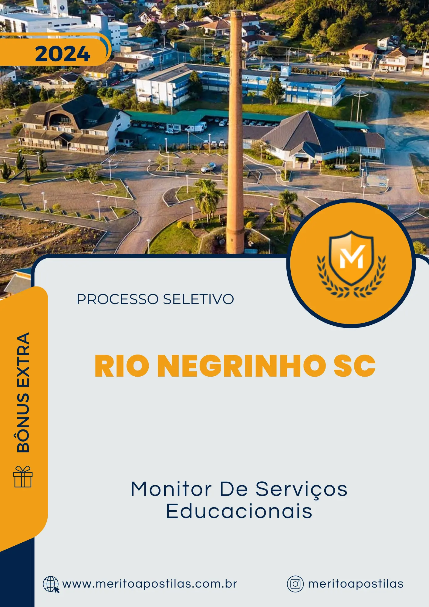 Apostila Monitor De Serviços Educacionais Processo Seletivo de Rio Negrinho SC 2024