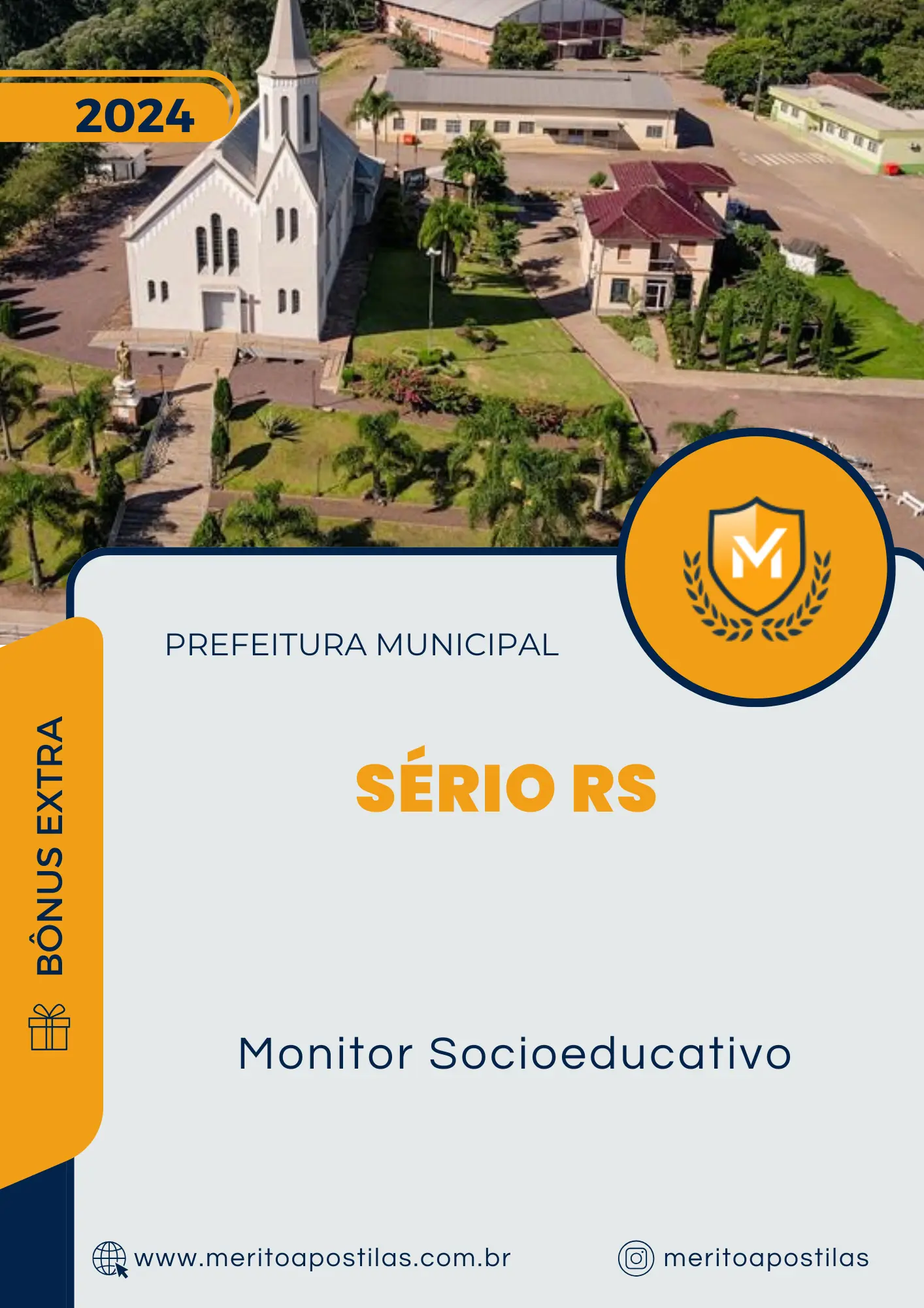 Apostila Monitor Socioeducativo Prefeitura de Sério RS 2024