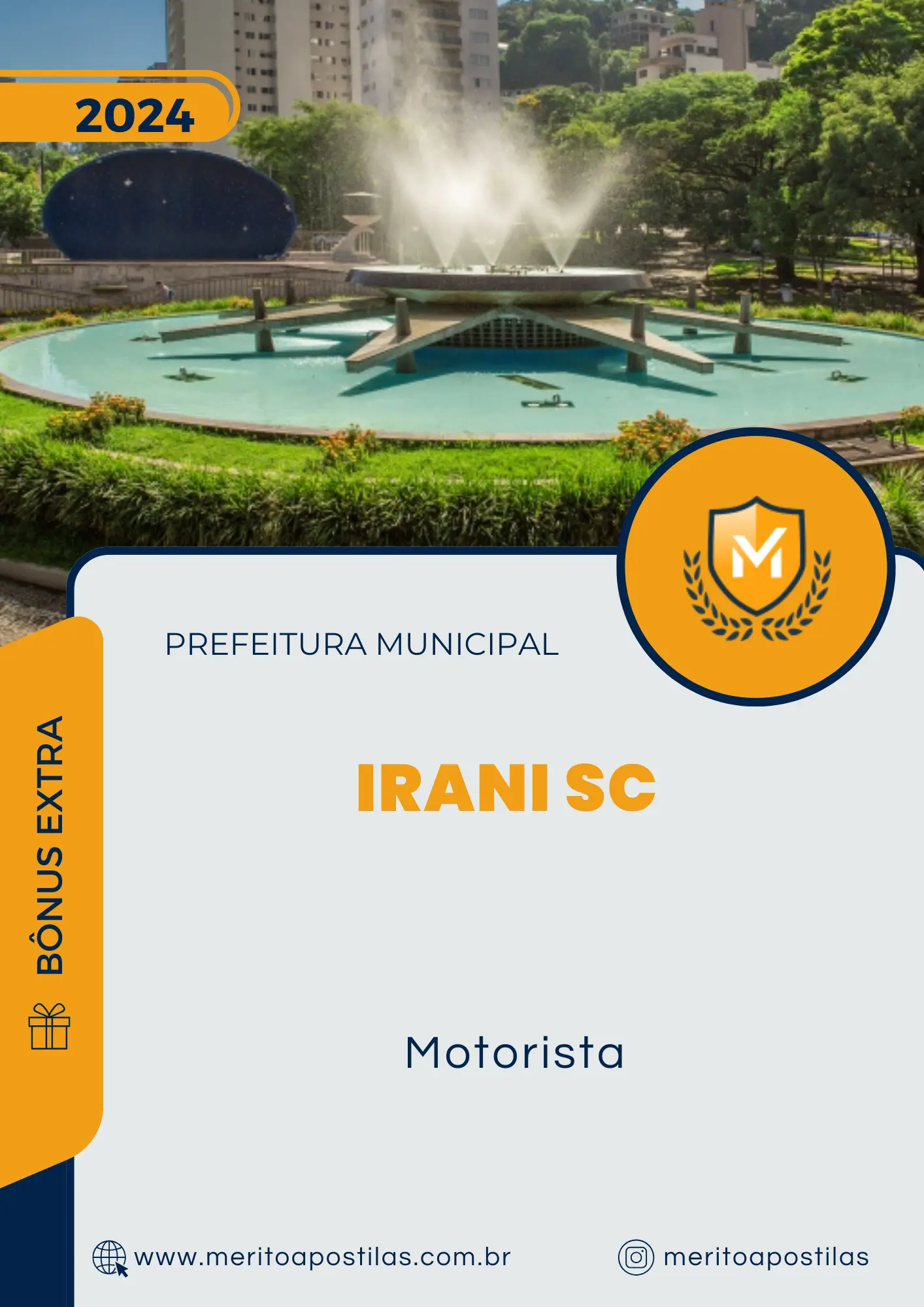 Apostila Motorista Prefeitura de Irani SC 2024