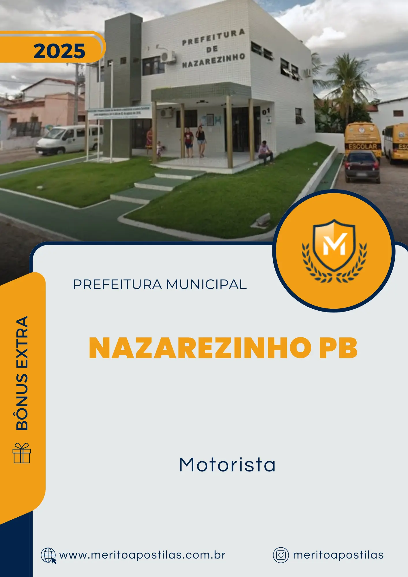 Apostila Motorista Prefeitura de Nazarezinho PB 2025