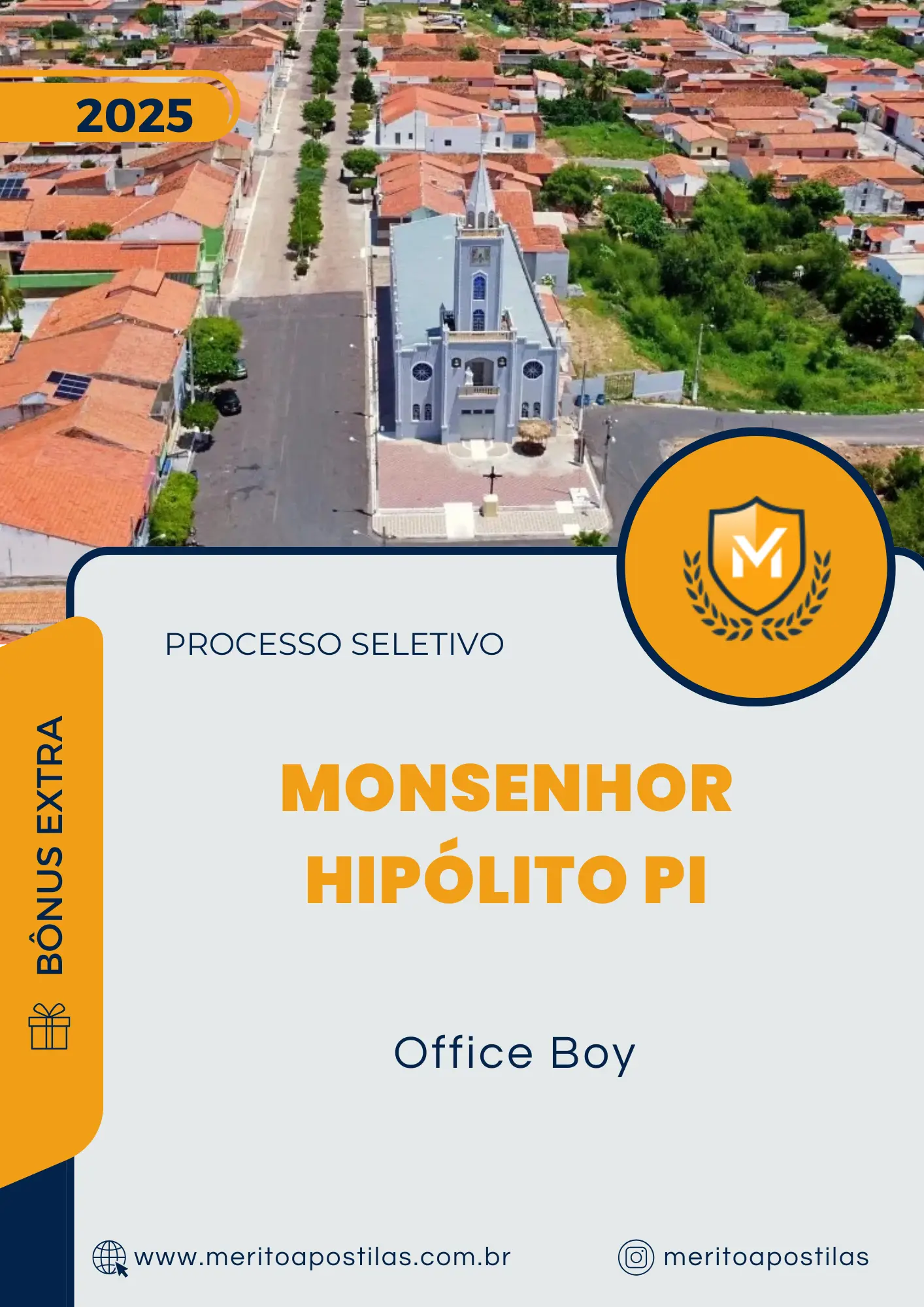 Apostila Office Boy Processo Seletivo de Monsenhor Hipólito PI 2025