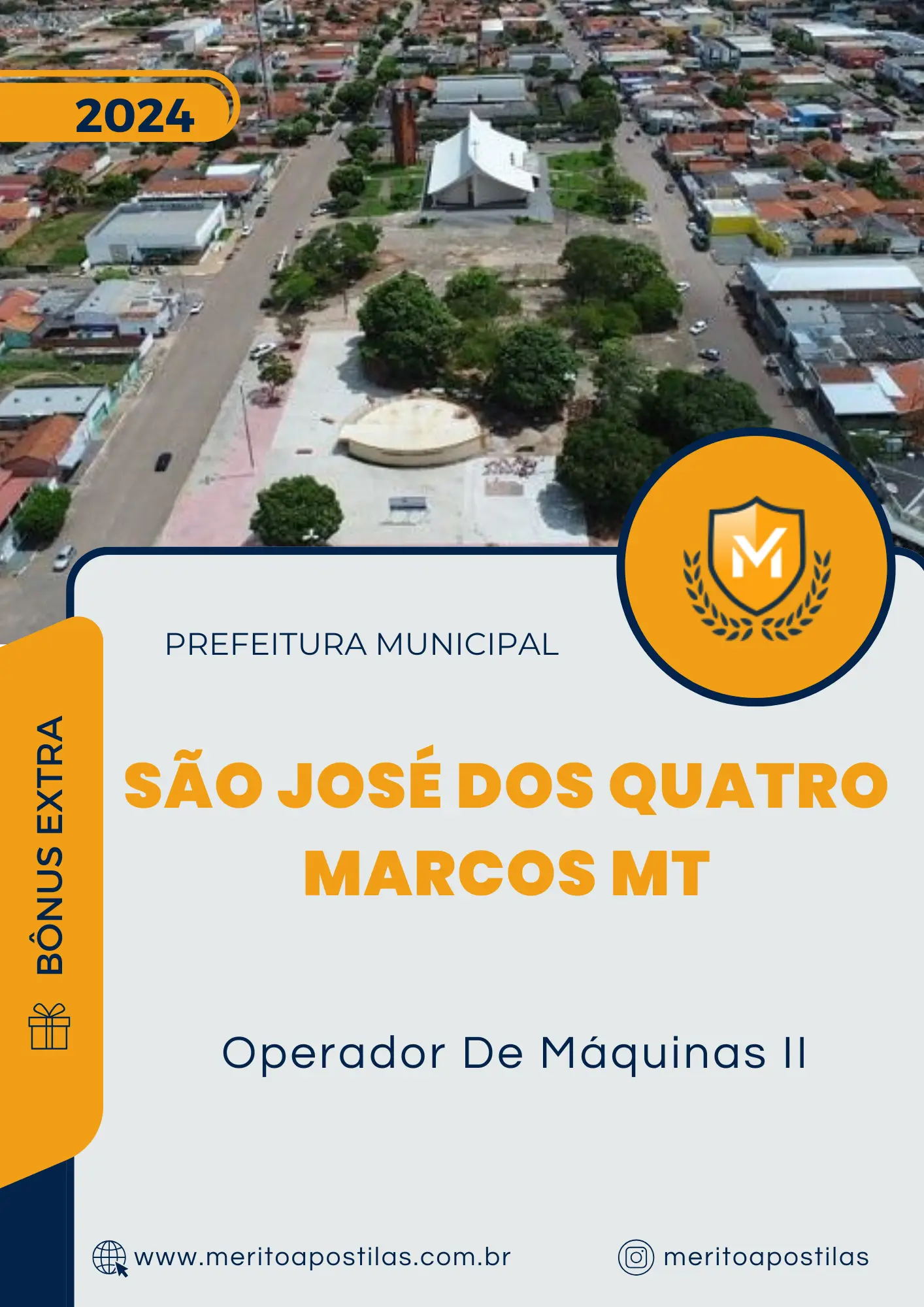 Apostila Operador De Máquinas II Prefeitura de São José dos Quatro Marcos MT 2024