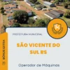 Apostila Operador de Máquinas Prefeitura de São Vicente do Sul RS 2025