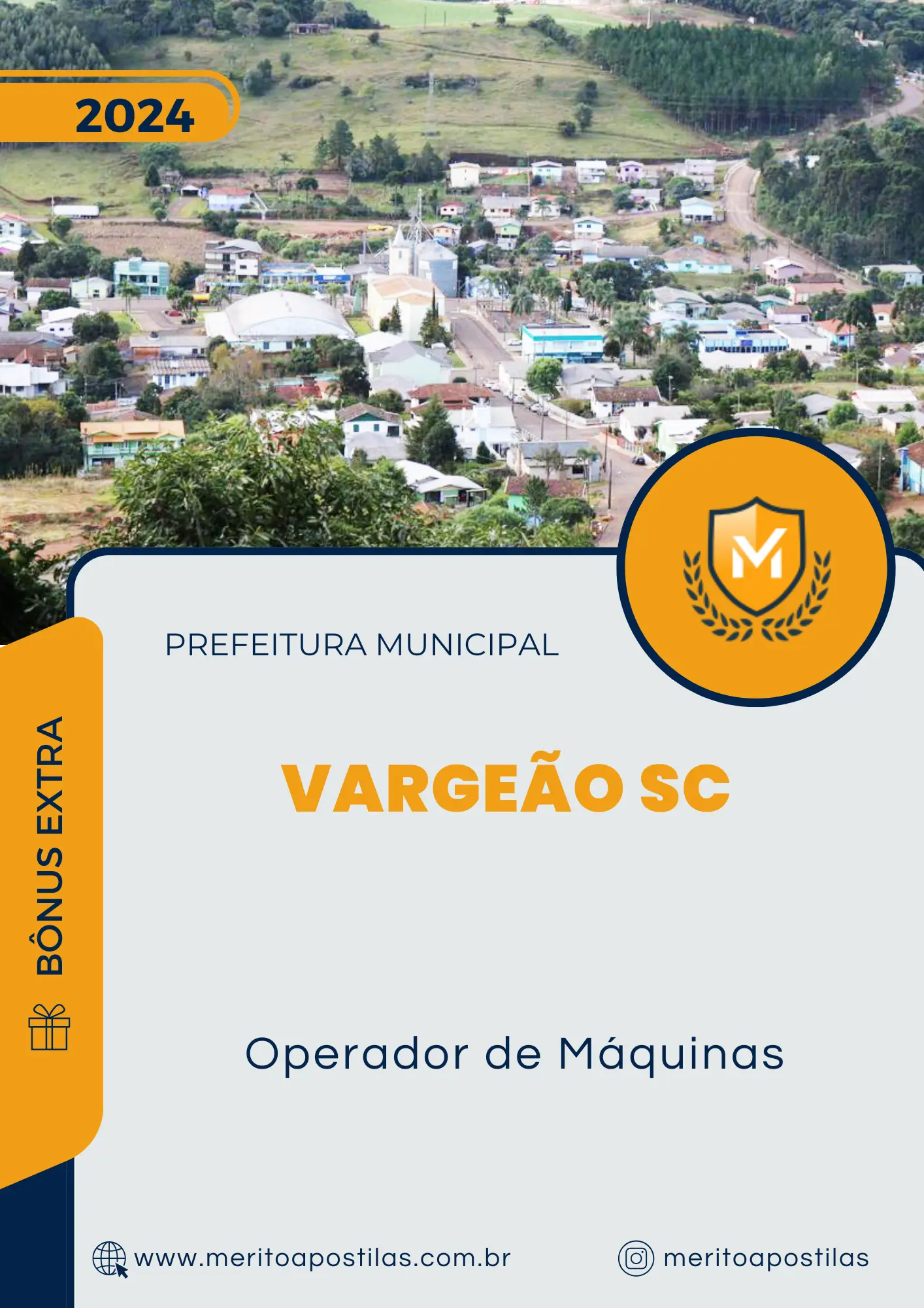 Apostila Operador de Máquinas Prefeitura de Vargeão SC 2024