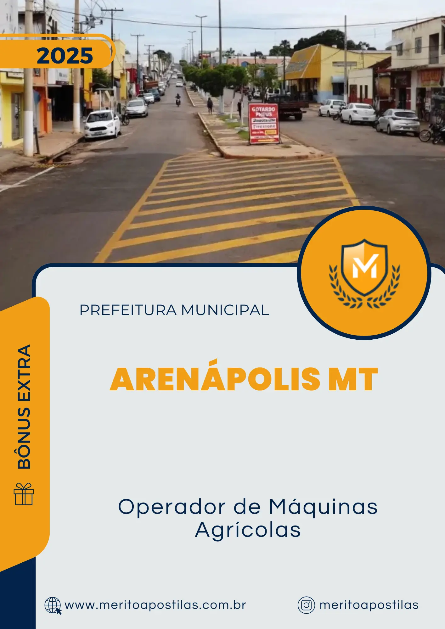 Apostila Operador de Máquinas Agrícolas Prefeitura de Arenápolis MT 2025