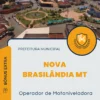 Apostila Operador de Motoniveladora Prefeitura de Nova Brasilândia MT 2024