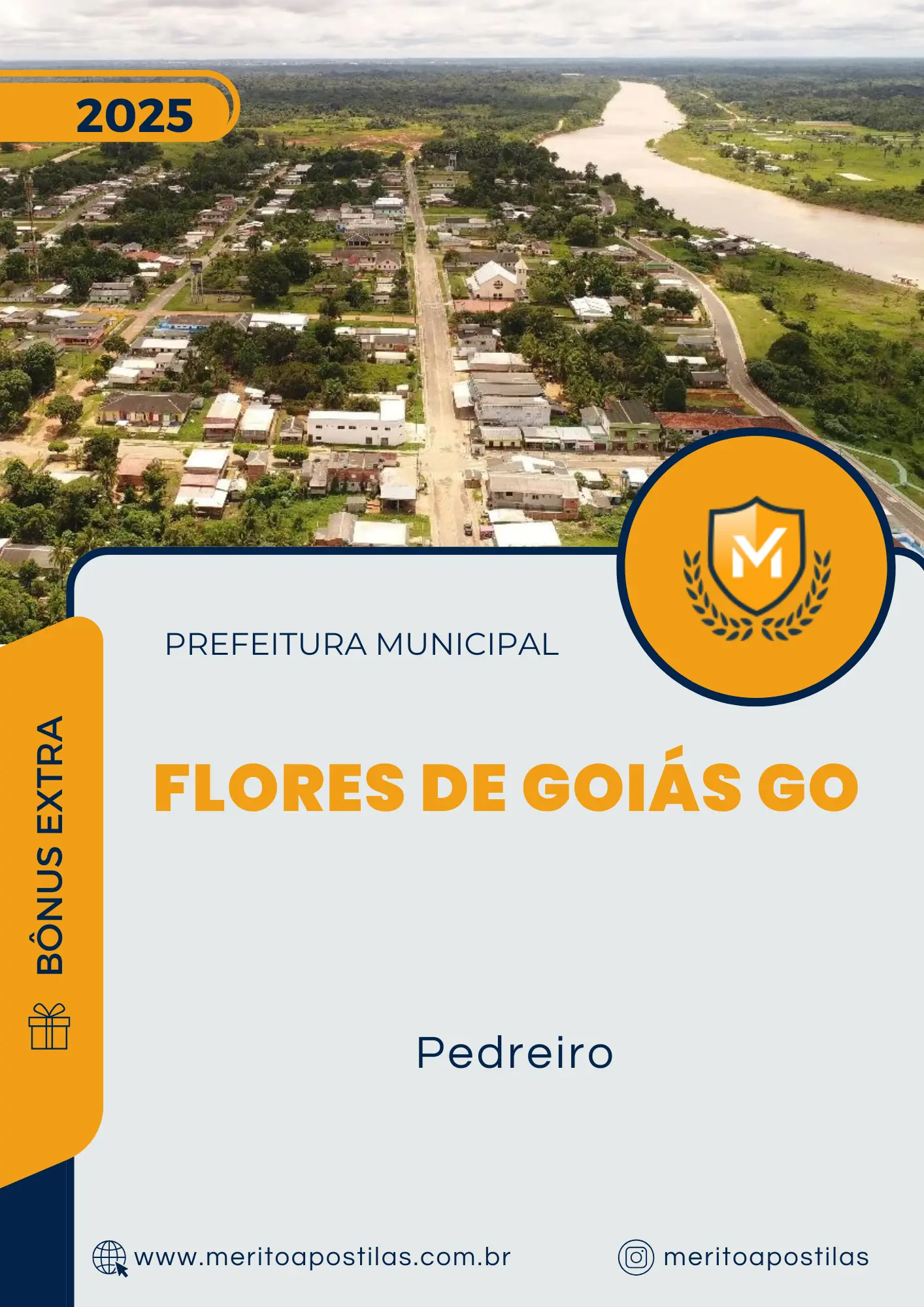 Apostila Pedreiro Prefeitura de Flores de Goiás GO 2025