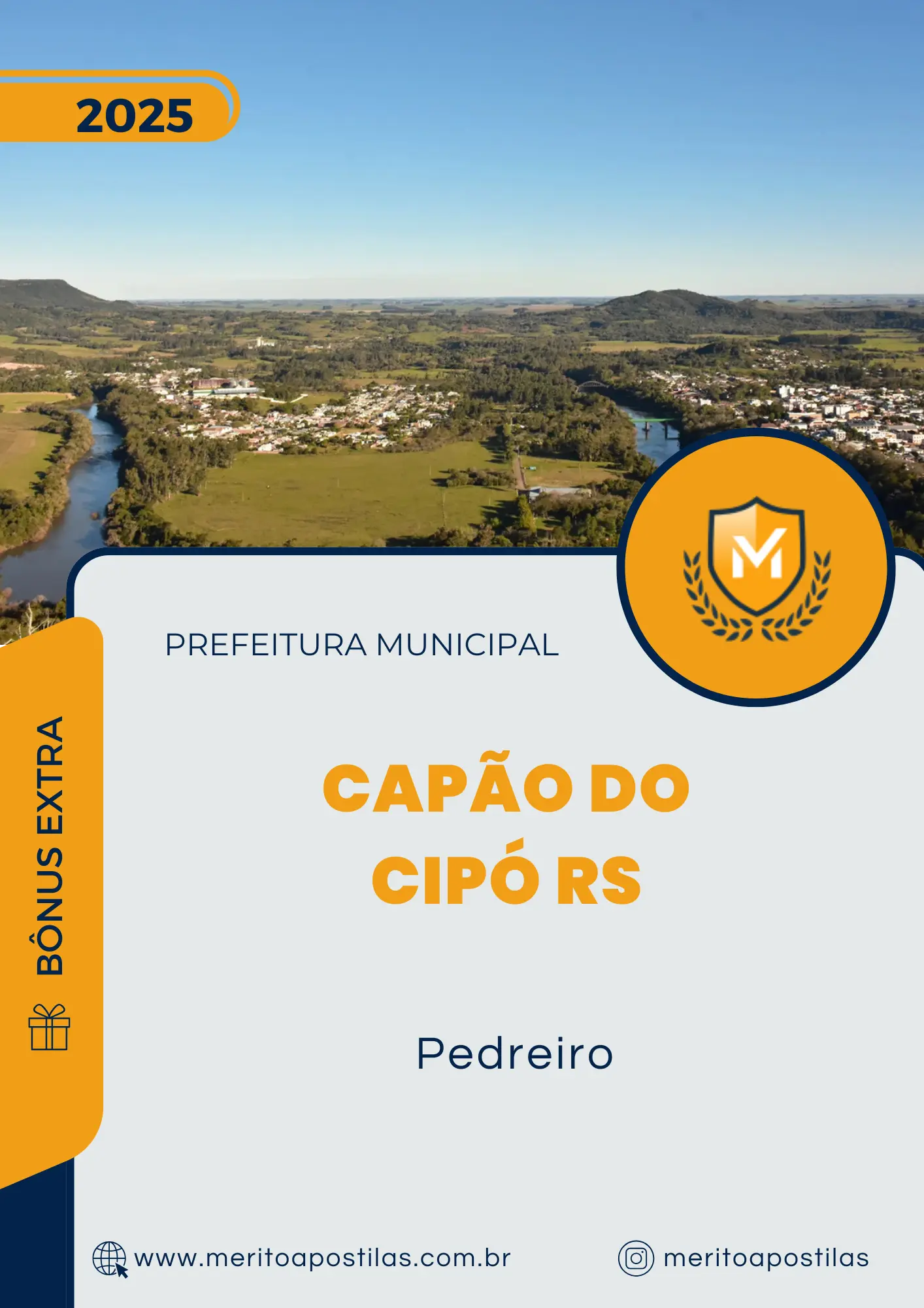 Apostila Pedreiro Prefeitura de Capão do Cipó RS 2025