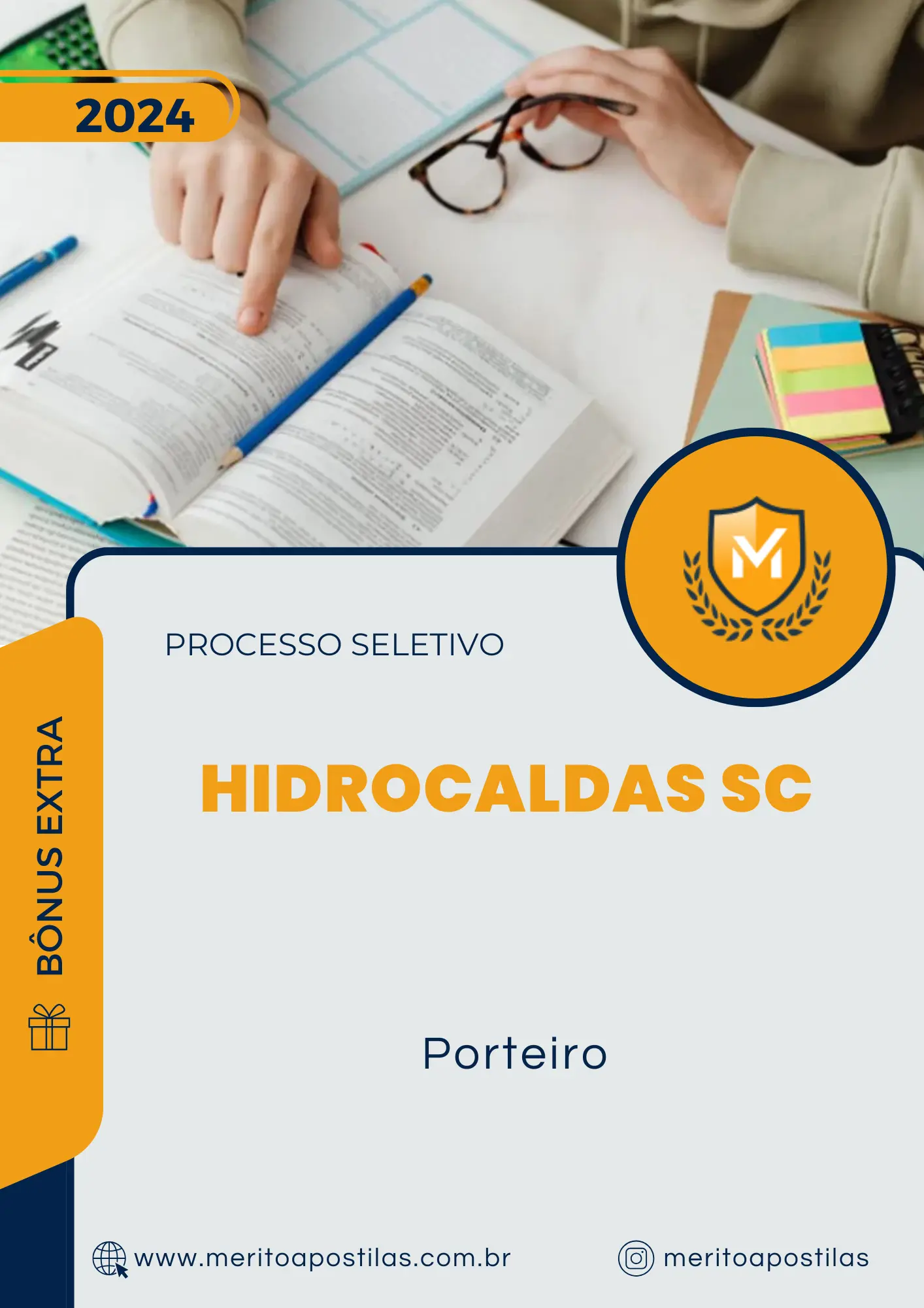 Apostila Porteiro Processo Seletivo Hidrocaldas SC 2024
