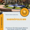 Apostila Professor De Educação Básica Educação Infantil E Séries Iniciais Da Educação Fundamental PII Prefeitura de Sabinópolis MG 2025