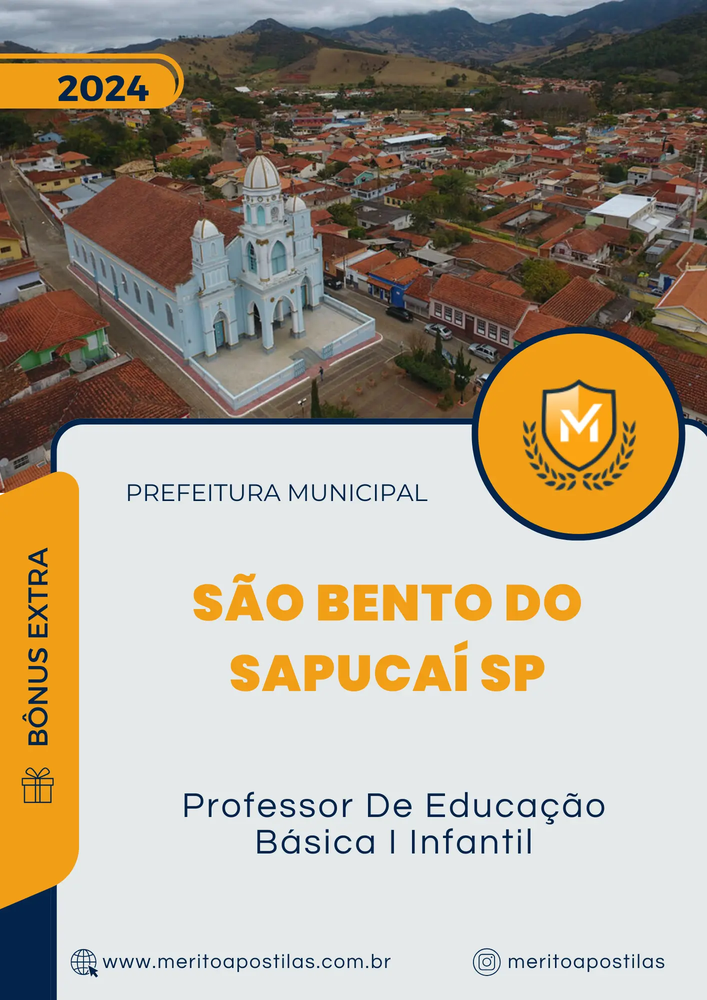 Apostila Professor De Educação Básica I Infantil Prefeitura de São Bento do Sapucaí SP 2024