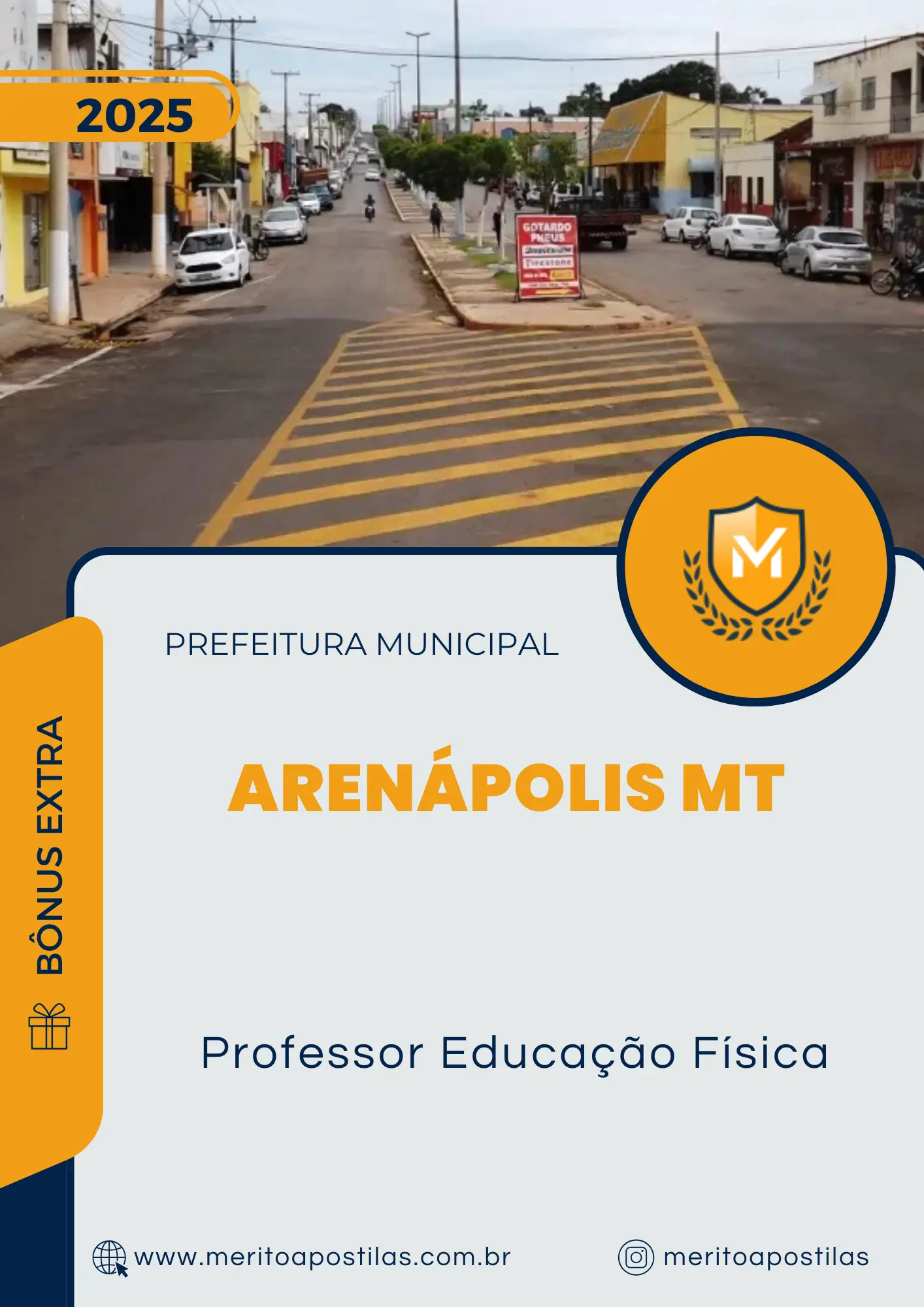 Apostila Professor Educação Física Prefeitura de Arenápolis MT 2025