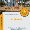 Apostila Professor de Educação Básica II Artes Prefeitura de Altair SP 2025