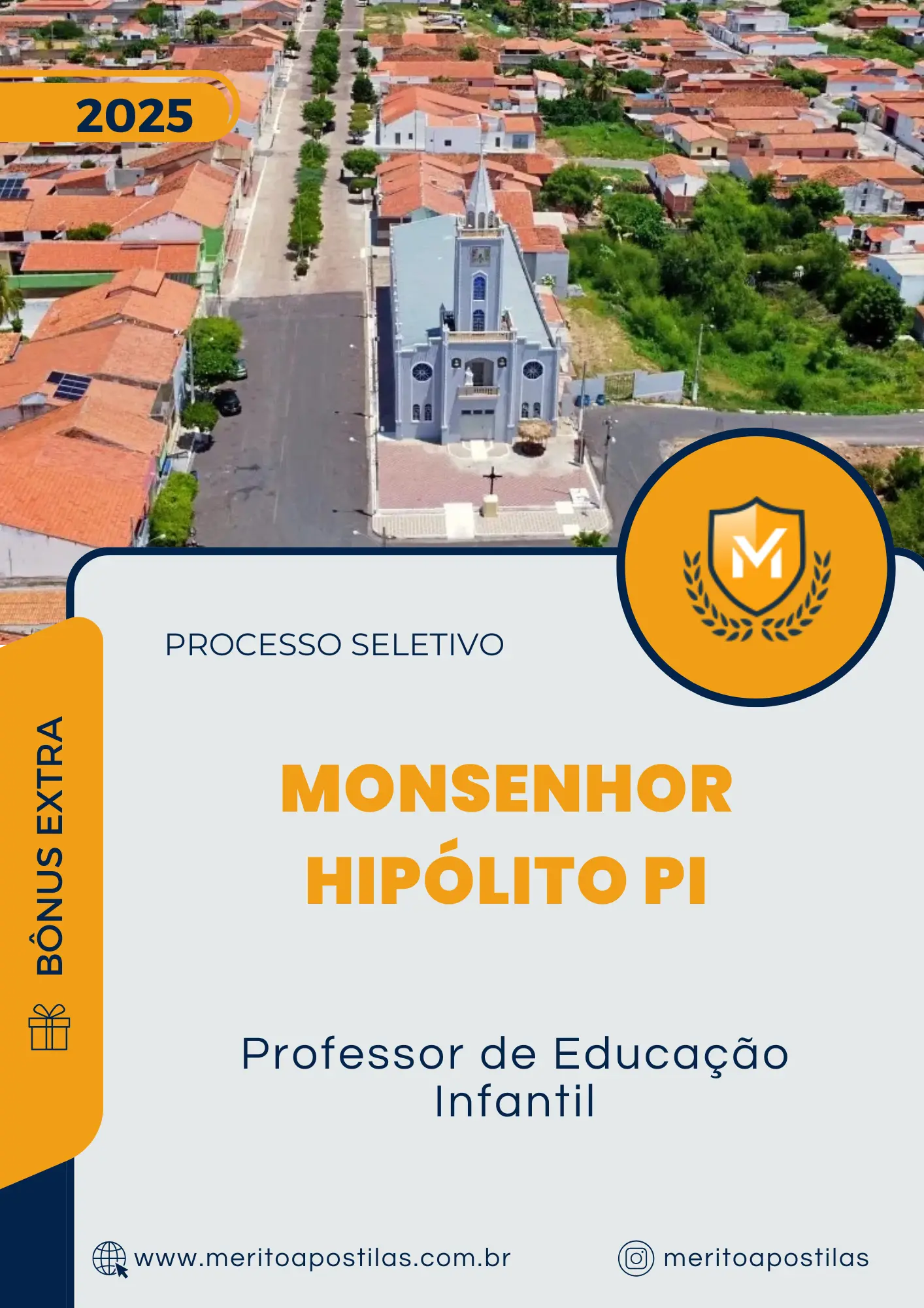 Apostila Professor de Educação Infantil Processo Seletivo de Monsenhor Hipólito PI 2025