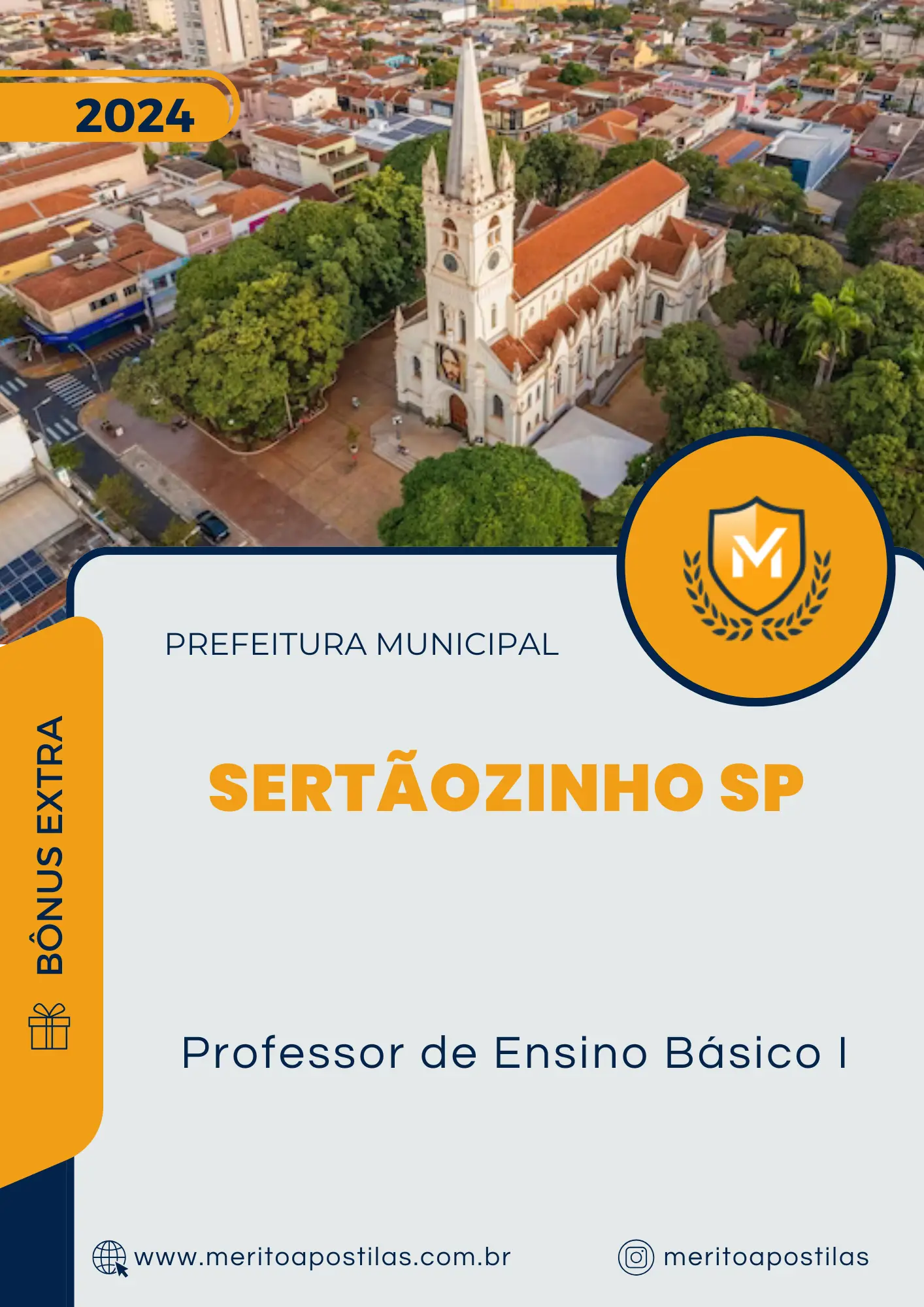 Apostila Professor de Ensino Básico I Prefeitura de Sertãozinho SP 2024