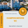 Apostila Secretário Escolar Prefeitura de Campos Novos SC 2024
