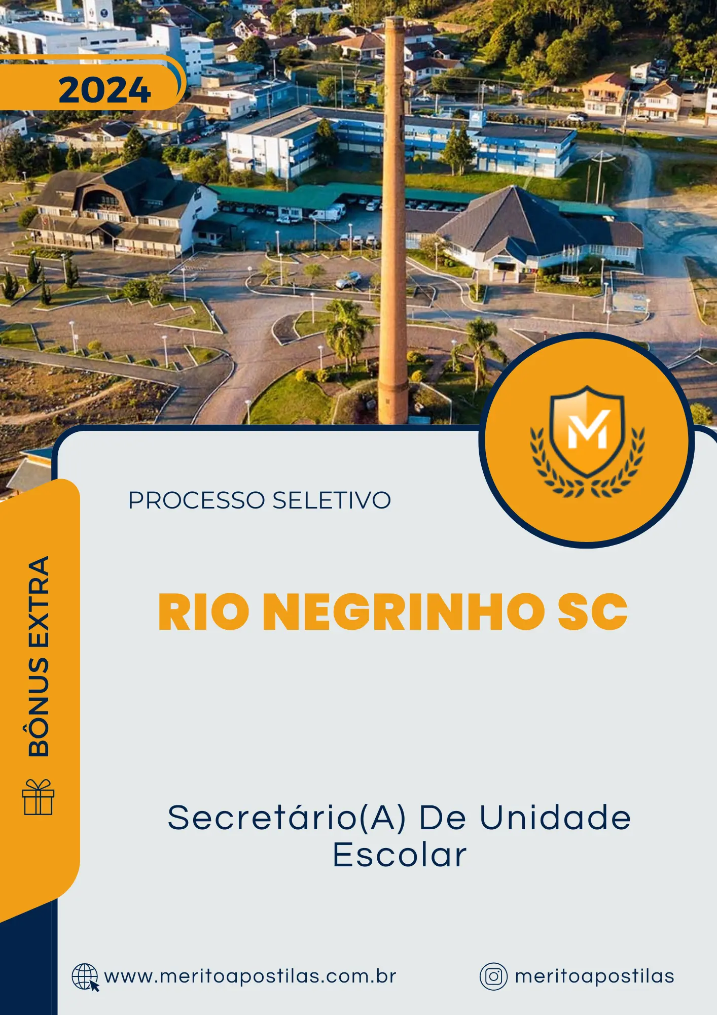 Apostila Secretário(A) De Unidade Escolar Processo Seletivo de Rio Negrinho SC 2024