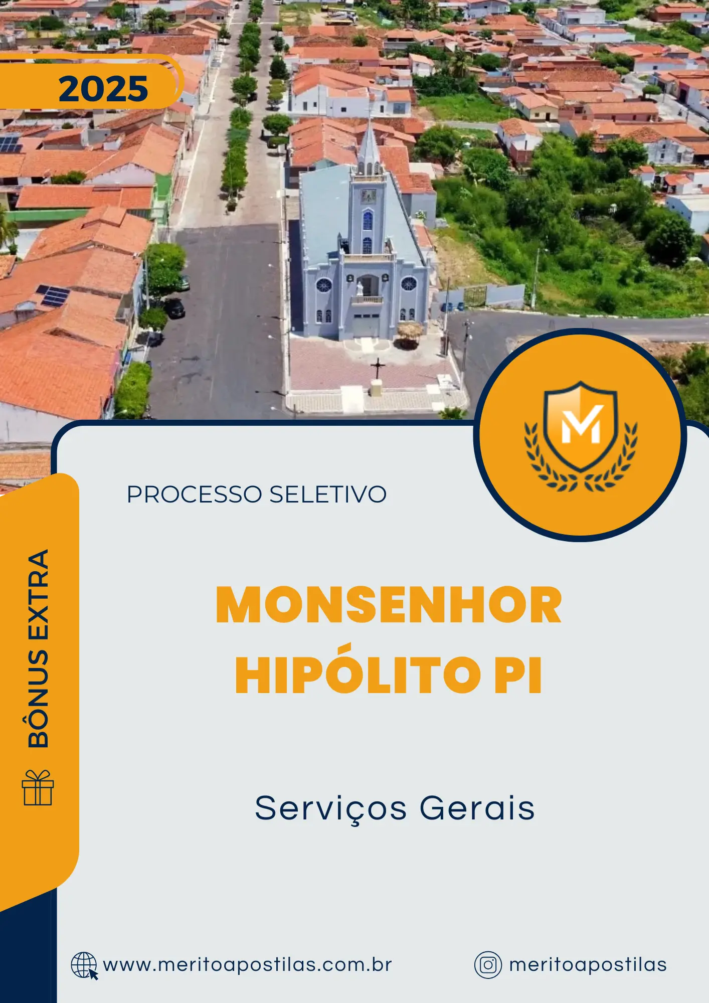 Apostila Serviços Gerais Processo Seletivo de Monsenhor Hipólito PI 2025