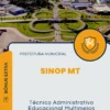 Apostila Técnico Administrativo Educacional Multimeios Didáticos Prefeitura de Sinop MT 2025