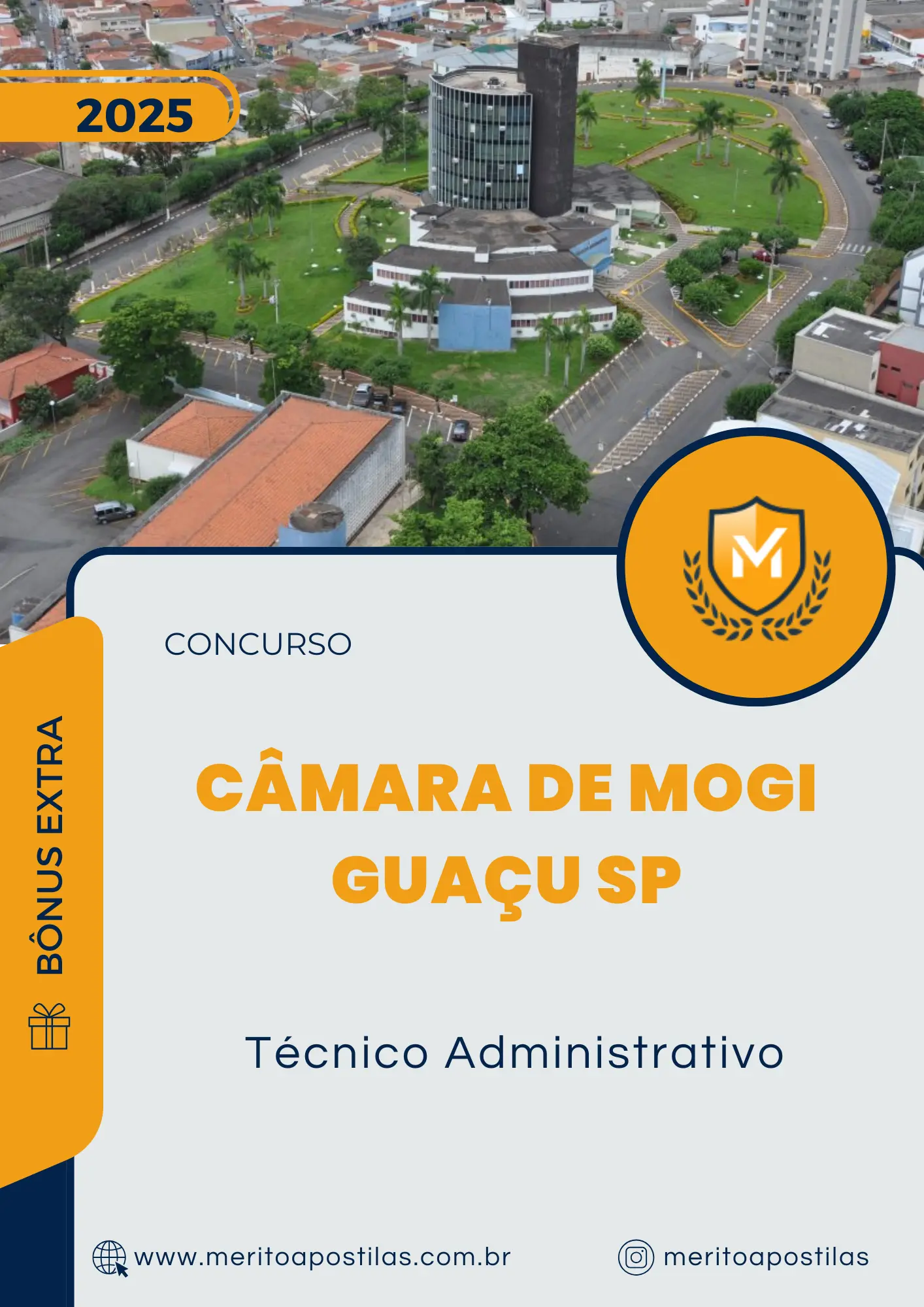 Apostila Técnico Administrativo Câmara de Mogi Guaçu SP 2025