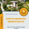 Apostila Técnico Em Enfermagem Caps Prefeitura de Santo Amaro da Imperatriz SC 2024